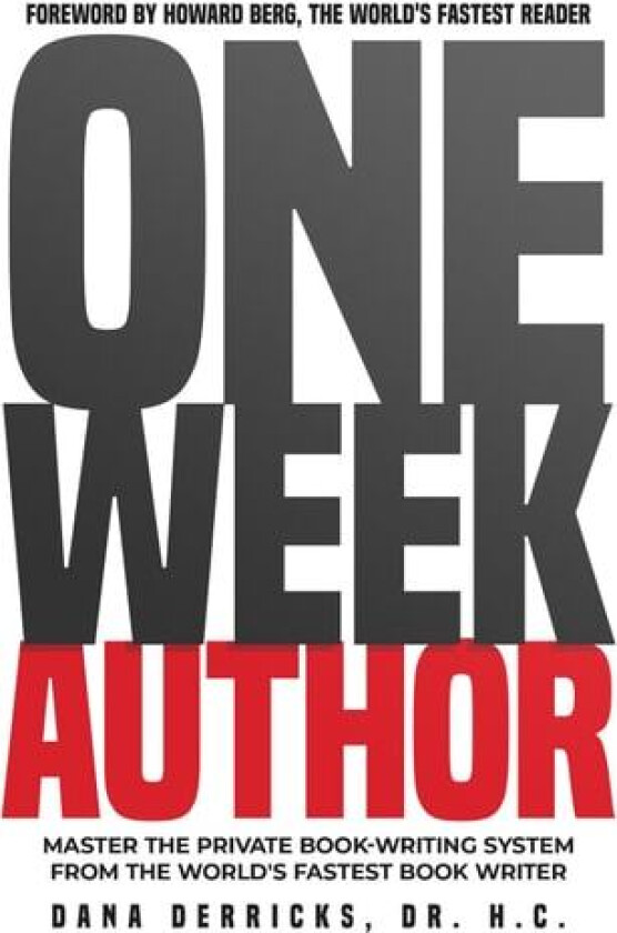 One Week Author av Dr Dana Derricks H C (Paperback)