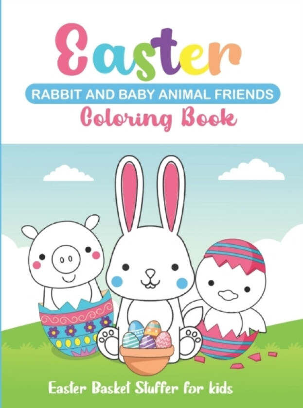Easter Rabbit and Baby Animal Friends Coloring Book av Palabras Design (Paperback)