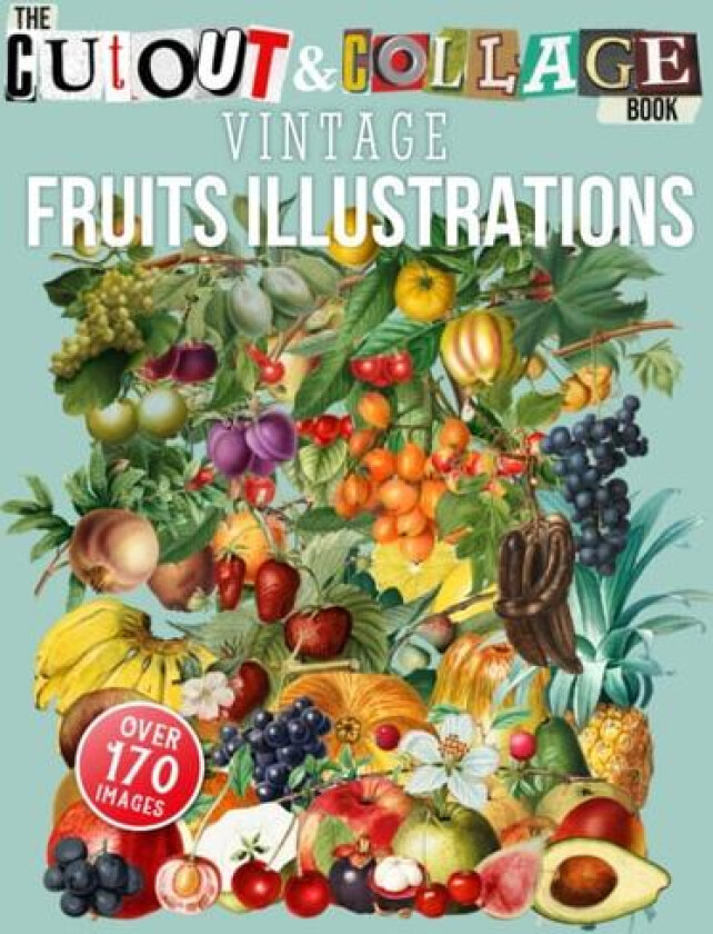 The Cut Out And Collage Book Vintage Fruits Illustrations av Collage Heaven (Paperback)