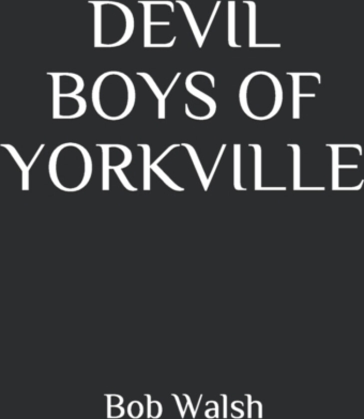Devil Boys of Yorkville av Bob Walsh (Paperback)