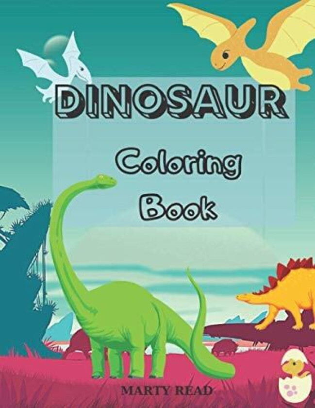 Dinosaur Coloring Book av Marty Read (Paperback)