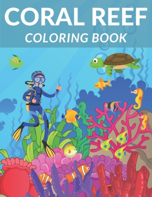 Coral Reef Coloring Book av Zii Zii (Paperback)