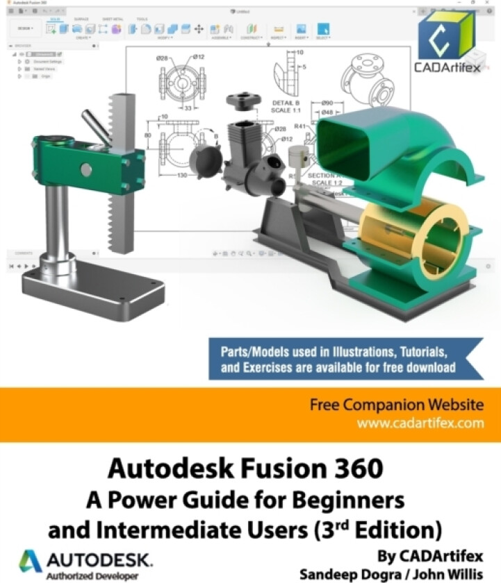 Autodesk Fusion 360 av John Willis, Sandeep Dogra, Cadartifex (Paperback)