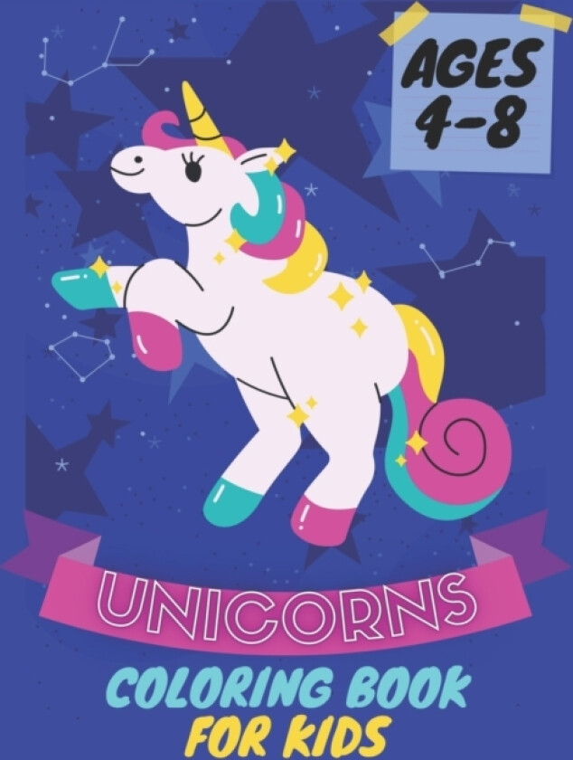 Unicorns Coloring Book For Kids Ages 4-8 av Sketch Book Edition (Paperback)