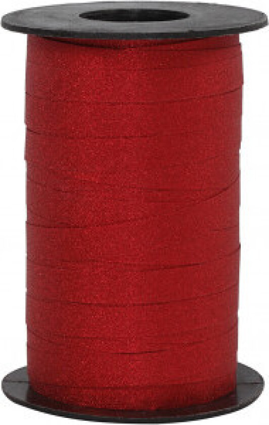 Bilde av Gavebånd, rødt, B: 10 mm, glitter, 100 m/ 1 rl.