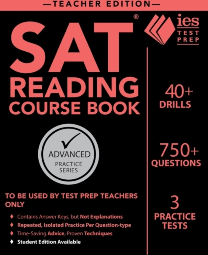 SAT Reading Course Book av Khalid Khashoggi, Arianna Astuni (Paperback)