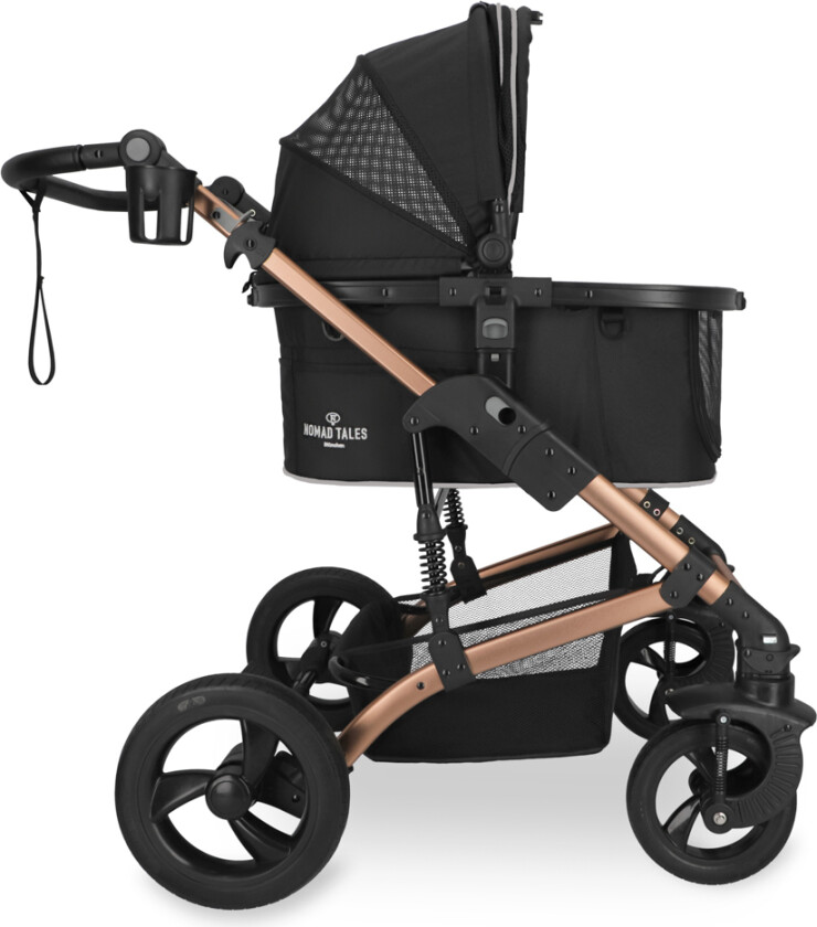 Calma Pet Stroller, rosa gull L 82 x B 65 x H 102 cm / opptil 15 kg