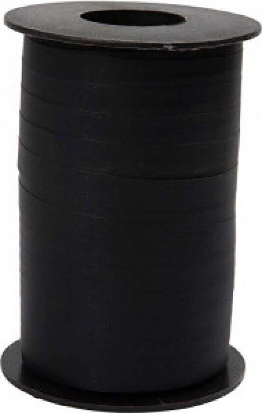 Bilde av Gavebånd, svart, B: 10 mm, matt, 250 m/ 1 rl.