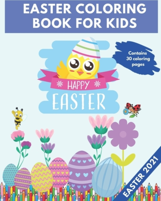 Easter Coloring Book For Kids av Evelyn Harp (Paperback)