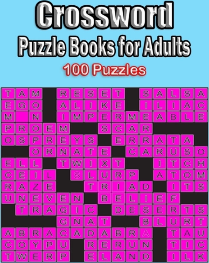 Crossword Puzzle Books For Adults av Pamela Ruvalcaba (Paperback)