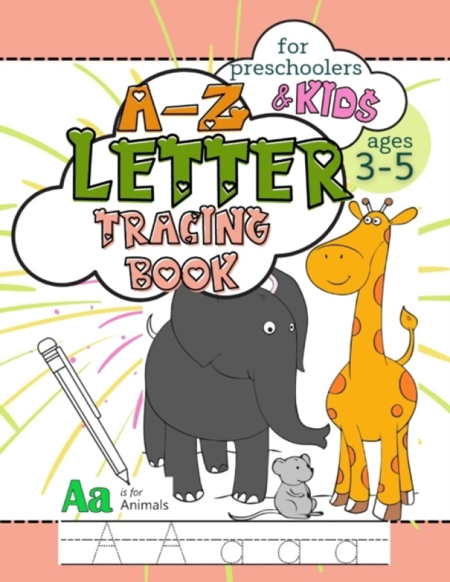 A-Z Letter Tracing Book for Preschoolers and Kids Ages 3-5 av Smart Kido Publishing (Paperback)