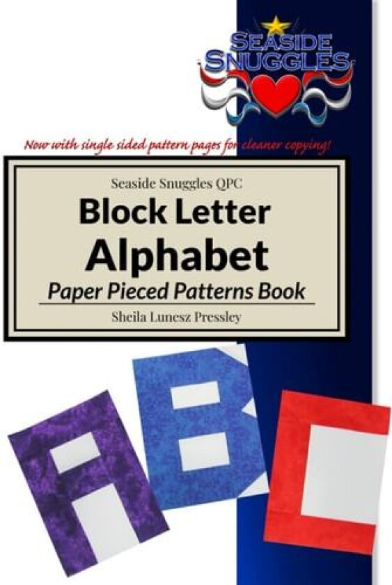 Block Letter Alphabet Paper Pieced Pattern Book av Sheila L Pressley (Paperback)