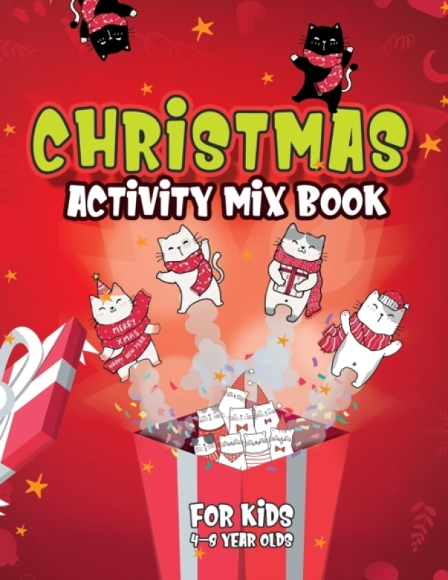 Christmas Activity Mix Book For Kids 4-8 Year Olds av Activity Expander (Paperback)