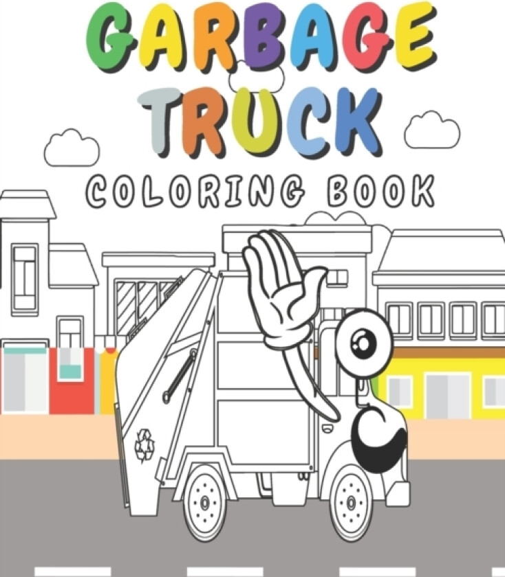 Garbage Truck Coloring Book av Arh Arts (Paperback)