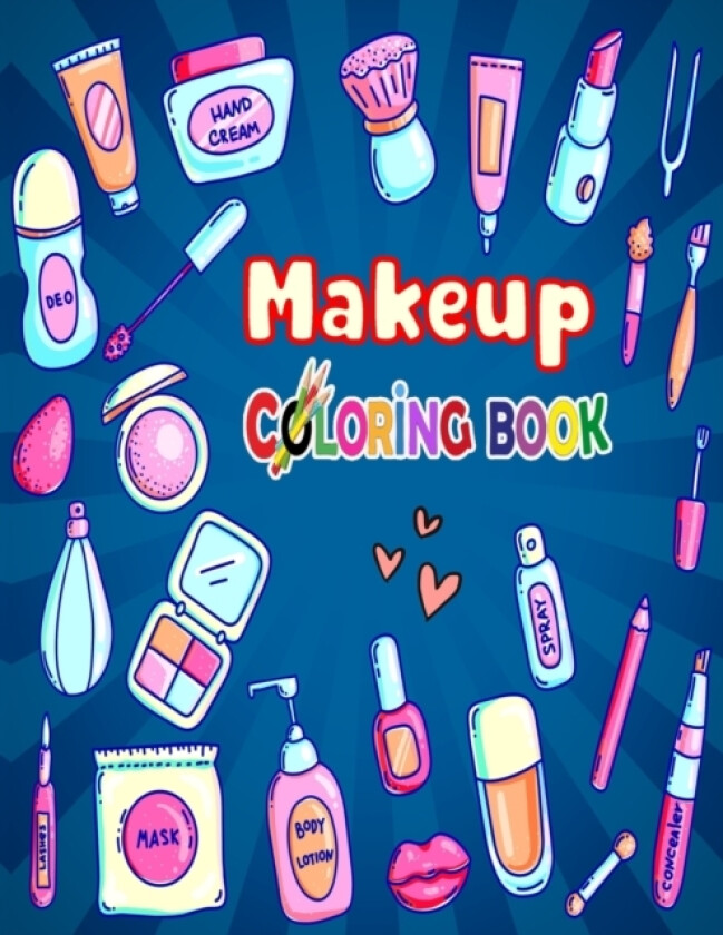 Makeup Coloring Book av Fatema Coloring Book (Paperback)