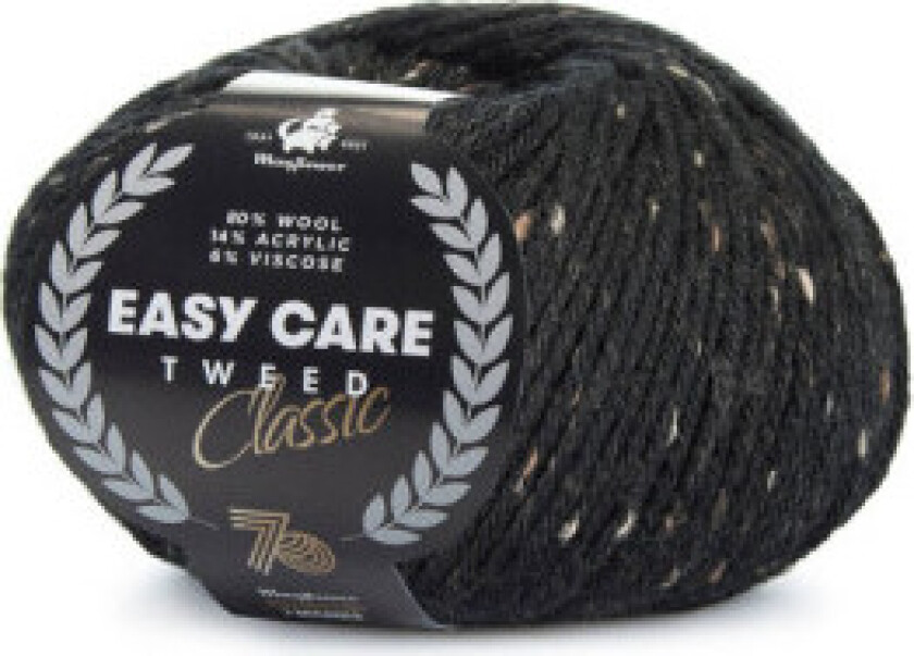 Easy Care Classic Tweed Garn 520 Sort