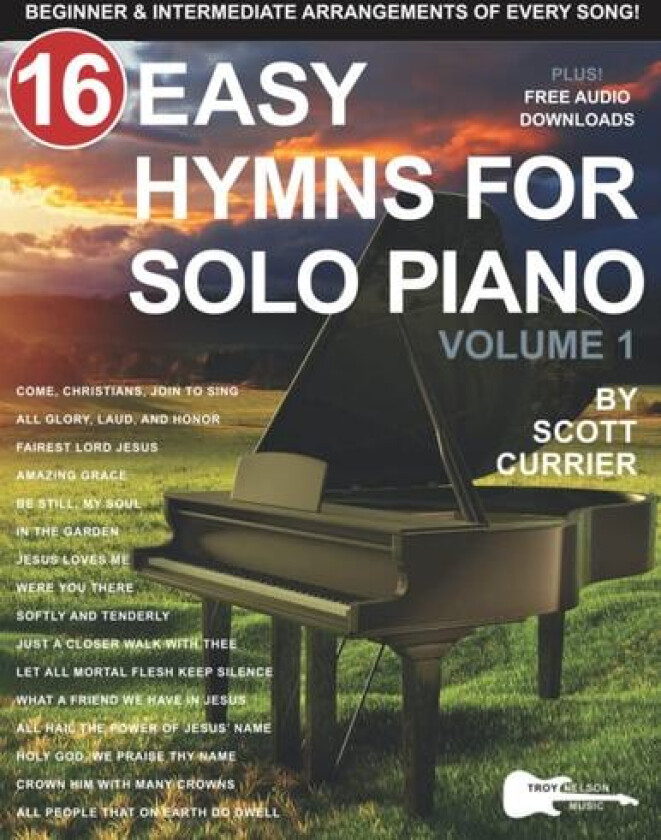 16 Easy Hymns for Solo Piano, Volume 1 av Scott Currier (Paperback)