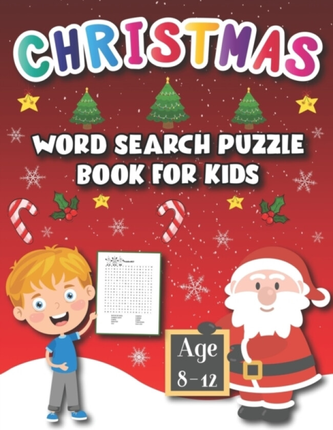 Christmas Word Search Puzzle Book for Kids age 8-12 av Betty Books (Paperback)
