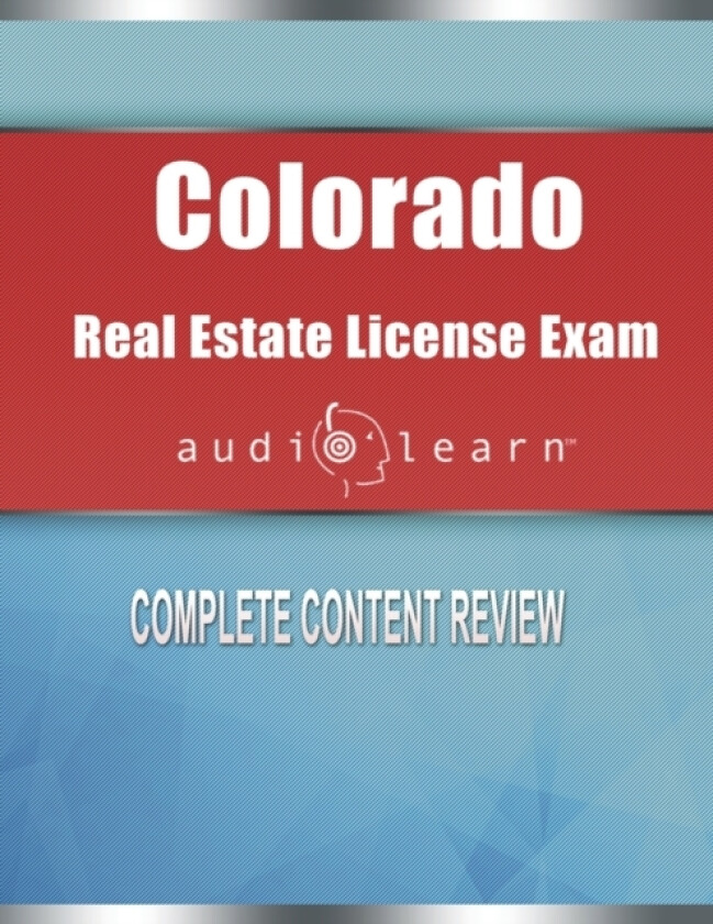 Colorado Real Estate License Exam AudioLearn av Audiolearn Content Team (Paperback)