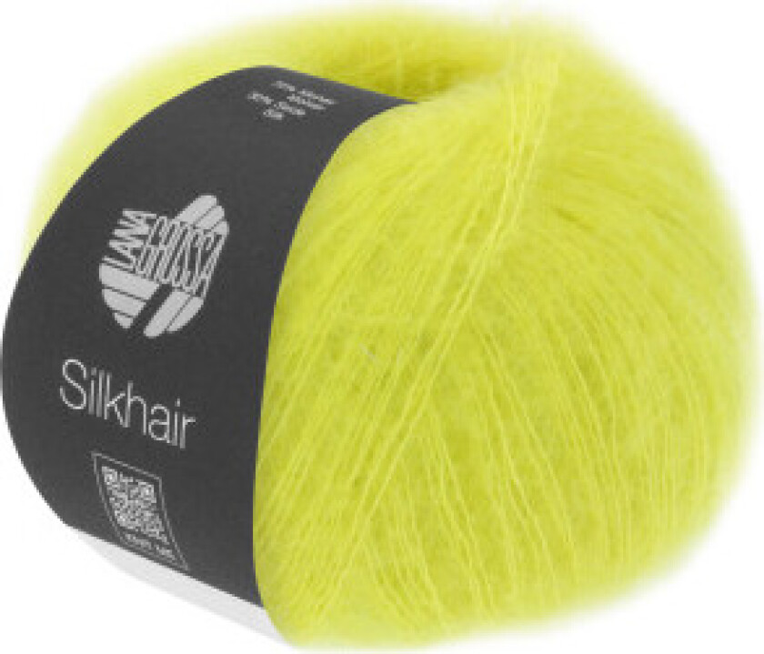 Silkhair Garn 185 Grønngult