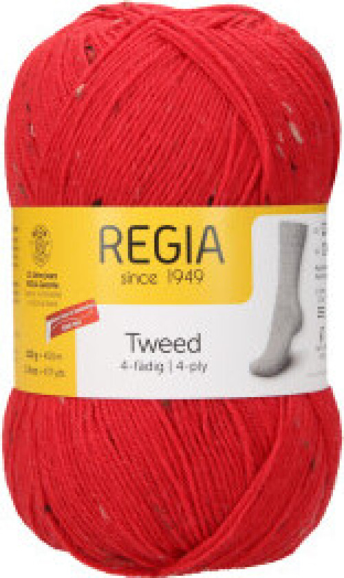 Regia Tweed Garn 30 Tomat