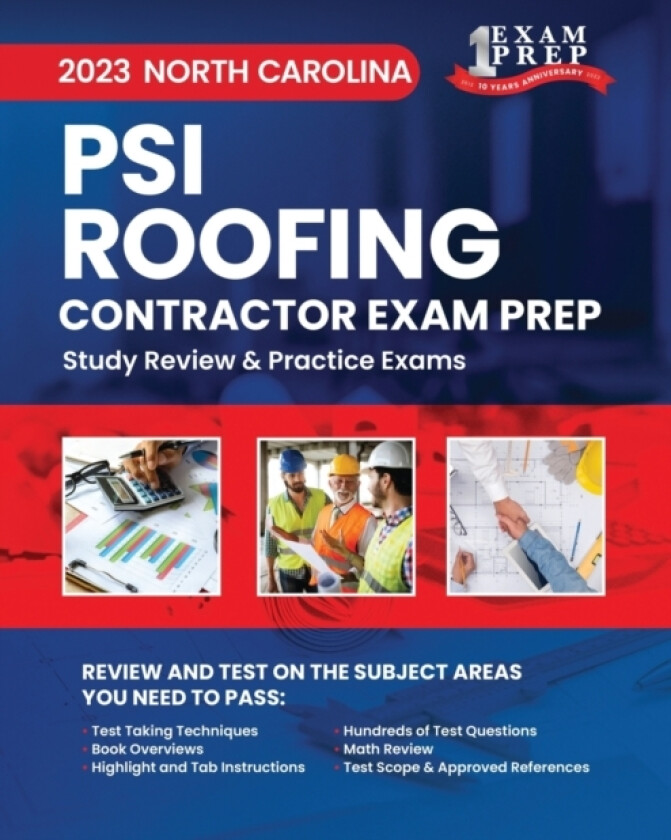 2023 North Carolina PSI Roofing Contractor Exam Prep av Upstryve Inc (Paperback)