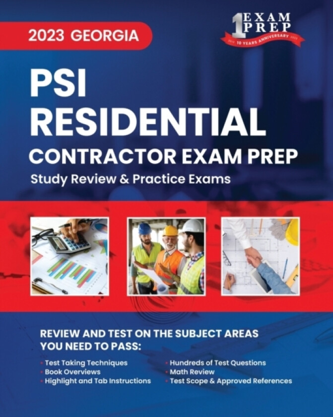 2023 Georgia PSI Residential Basic Contractor Exam Prep av Upstryve Inc (Paperback)