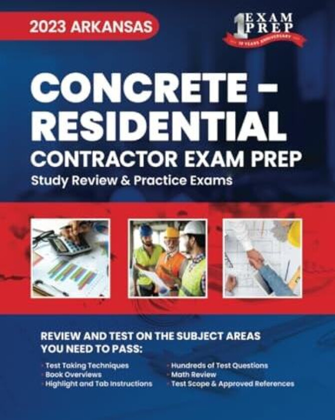 2023 Arkansas Concrete - RESIDENTIAL av One Exam Prep (Paperback)