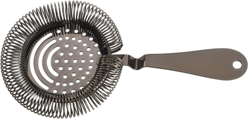 Gun Metal Sprung Premium Julep Strainer - Genware