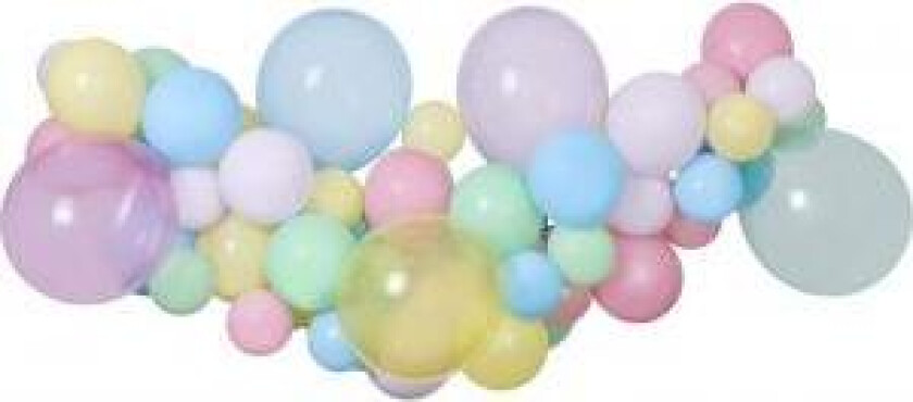 Ballonggirlander Gjør-det-selv 65 Ballonger + Tape