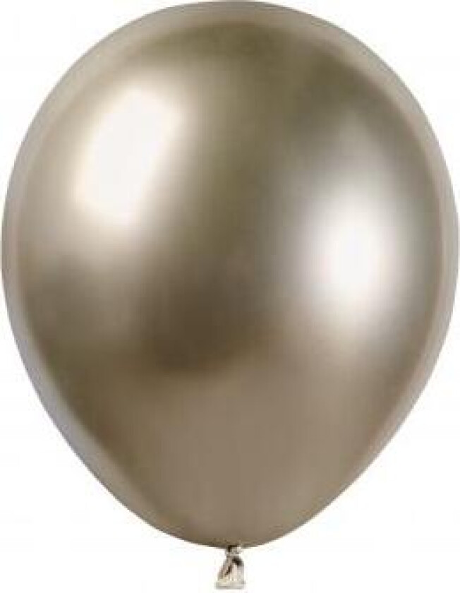 Glinsende Ballonger - Champagne - 100 Stk.