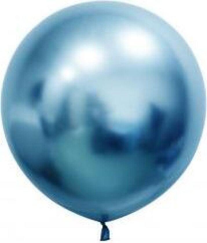 Ballonger - Platin l. Blå 60 Cm/ 2 Stk.