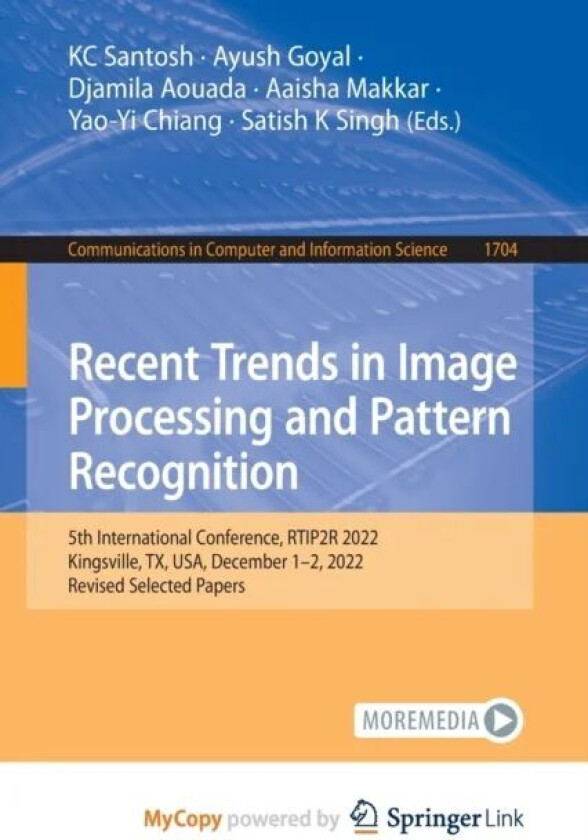Recent Trends In Image Processing And Pattern Recognition