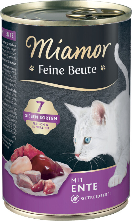 Økonomipakke med Miamor Fine Prey 24 x 400 g - And