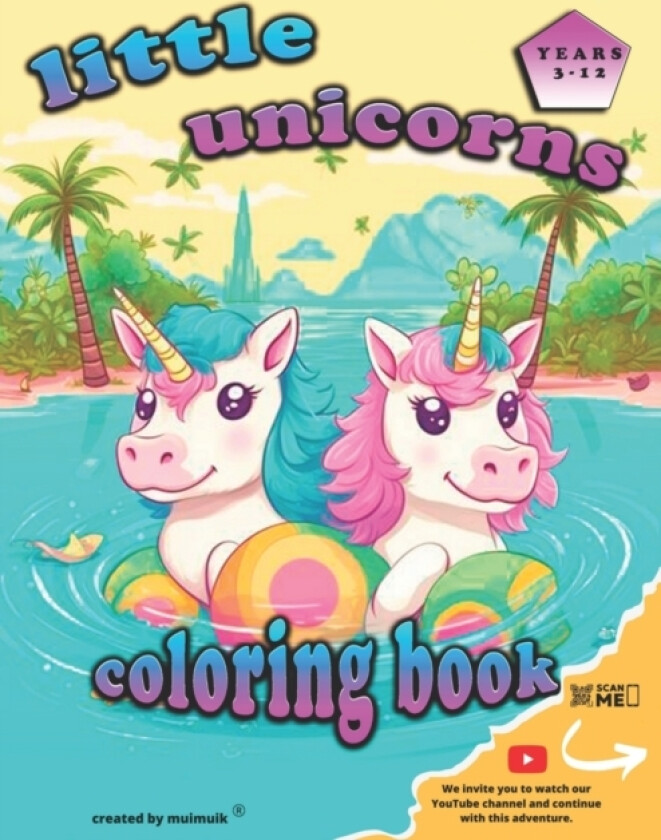 little unicorns coloring book av Gonzalo Zurita (Paperback)