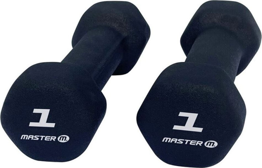 Master Fitness Neoprenhantlar i par, Hantler Neoprene/Vinyl