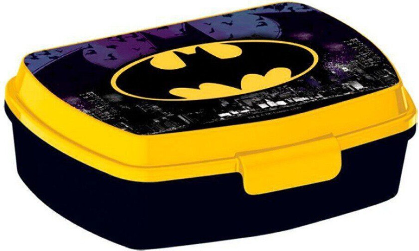 Batman matboks svart/gul