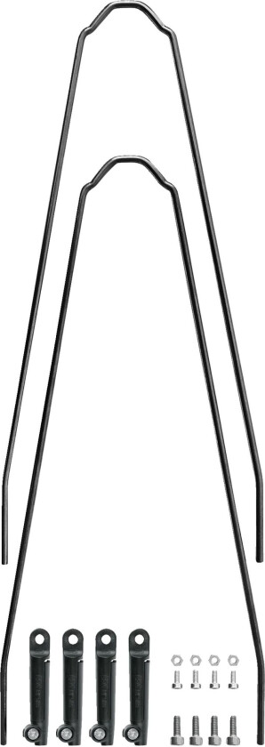 Velo 47 U-stay kit, u-bøyler til sykkelskjermer BLACK