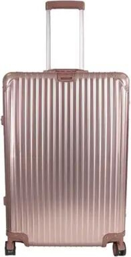 Aluminiumskoffert - Roségull - Stor - Luksuriøs reisekoffert med TSA-lås