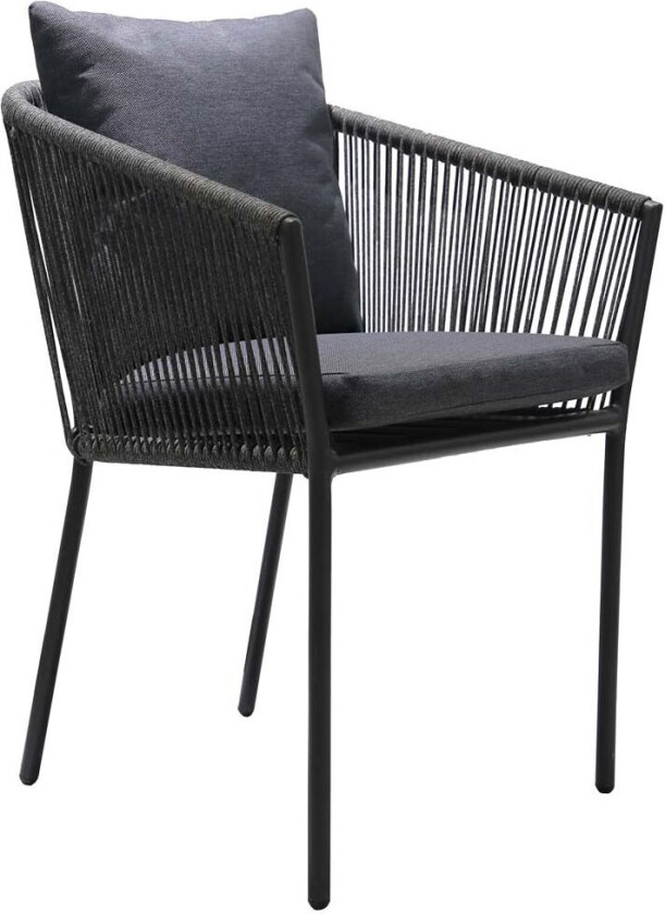 Salerno hagestol inkl. putegrå,svart.