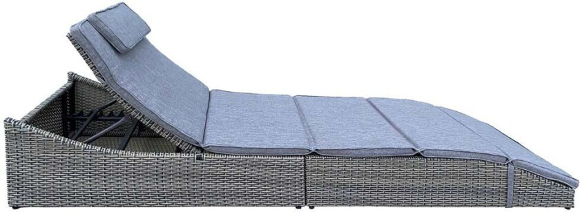 Split solseng inkl. puteutendørskubu,svart.