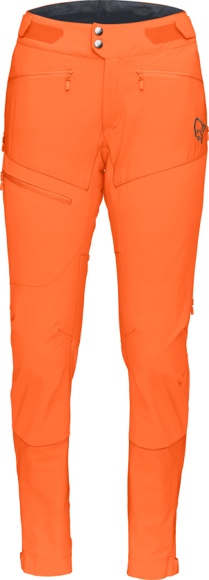 Women's Fjørå Flex1 Pants Orange Alert L, Orange Alert