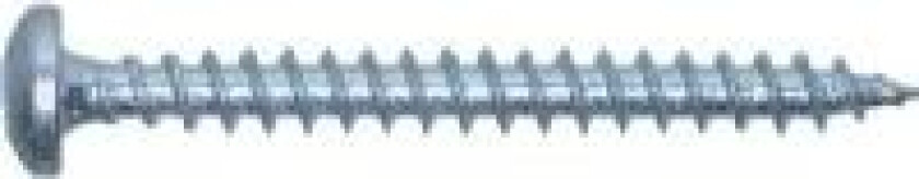 Spunskrue SPUN®+ 4,5X40 mm panhoved, elforzinket med TX20 kærv - (200 stk.)