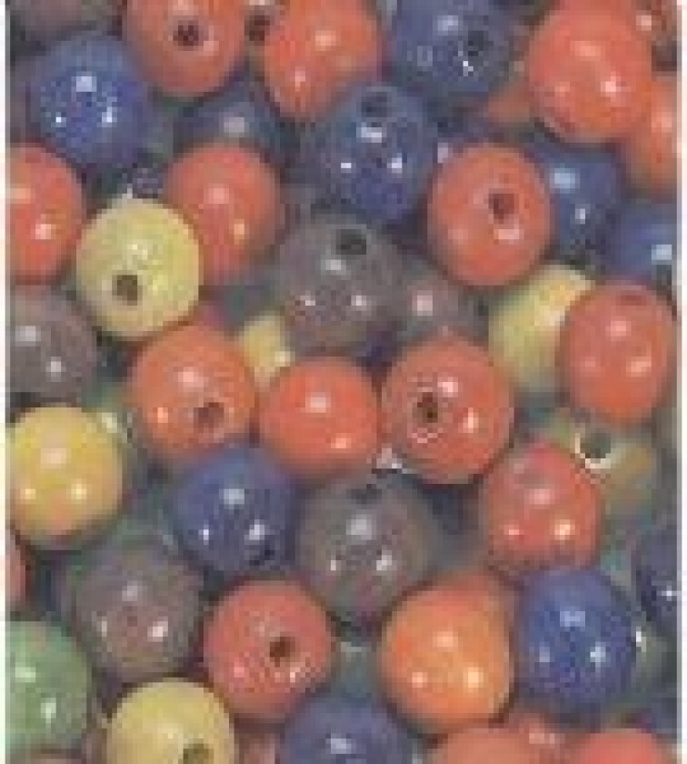 Træperler 5mm 1000 stk mix