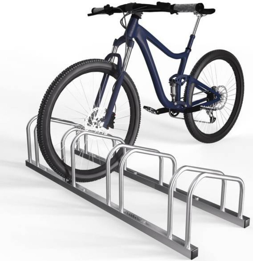 Sykkelstativ for 4 stk - 120x32x27cm