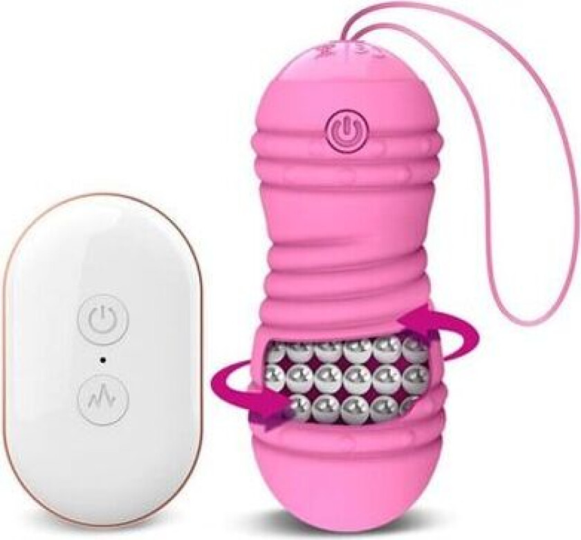 Hiibo Balls Vibrating & Rotating Egg Pink Vibrerende egg