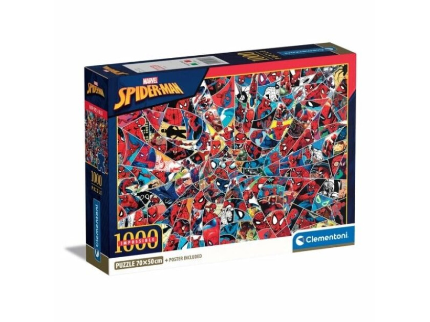 Clementoni Puzzle 1000el Impossible Spiderman 39916
