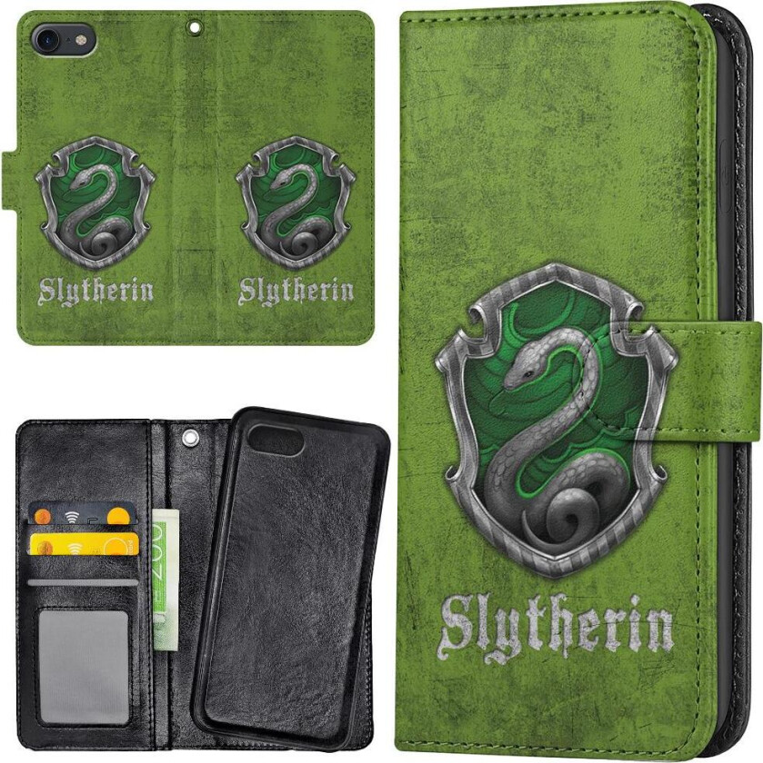 iPhone 7/8/SE - Lommebok Deksel Harry Potter Slytherin