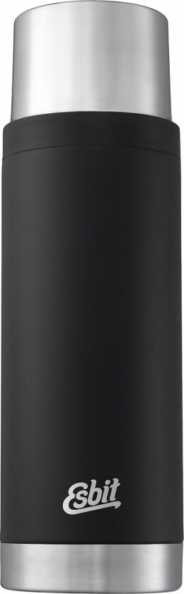 SCULPTOR Stainless Steel Vacuum Flask 1000 ml Black 1 L, Black