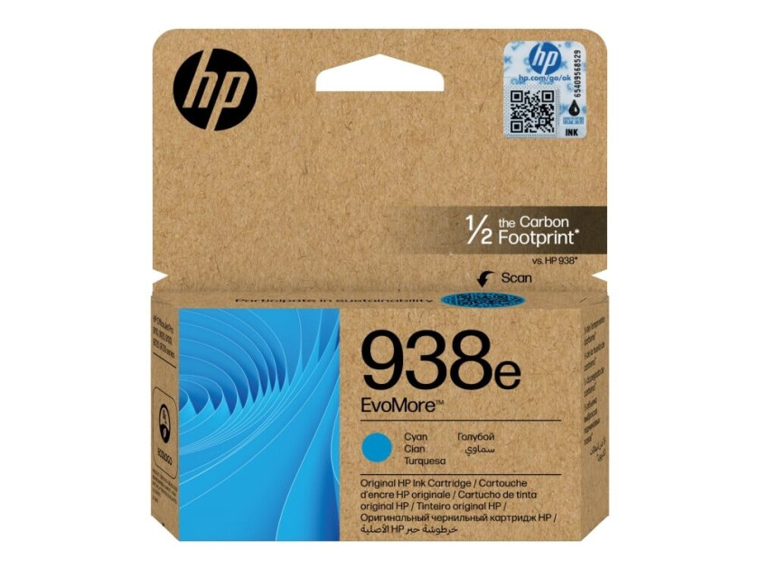 938e EvoMore - Cyan - original - blekkpatron - for Officejet Pro 8130e